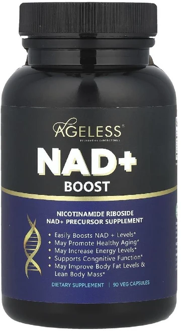 에이지리스 파운데이션 래보래토리즈 NAD+ 부스트 베지 캡슐 90정, 1개 - 쿠팡