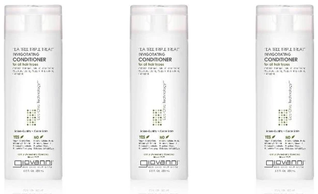 Giovanni 지오바니 티트리 트리플 트리트 인비고레이팅 컨디셔너 251ml 3팩 - 쿠팡