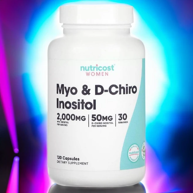 Nutricost (뉴트리코스트) 여성 미오 및 d-카이로 이노시톨 120캡슐, 1개, 120정 - 쿠팡