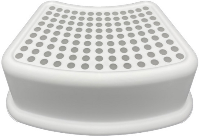 다용도 미끄럼방지 욕실의자 발판 디딤대 목욕의자 36 x 24.2 cm, 그레이, 1개