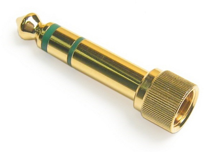 SNY-JAK7506 잠금 스테레오 폰 플러그 소니 [정품] MDR-7506 MDR-7510 락킹 변환단자 변환잭 총알잭 헤드폰 이어폰, 1개