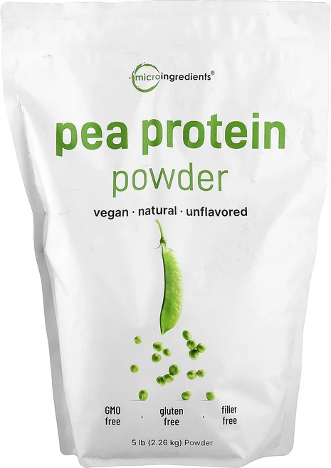 건강챙기세요 Micro Ingredients 완두콩 단백질 파우더 무맛 2.26kg(5lb) 백살까지오래오래, MicroIngredients완두콩단백질파우더무맛226, 2.26kg, 1개 - 쿠팡