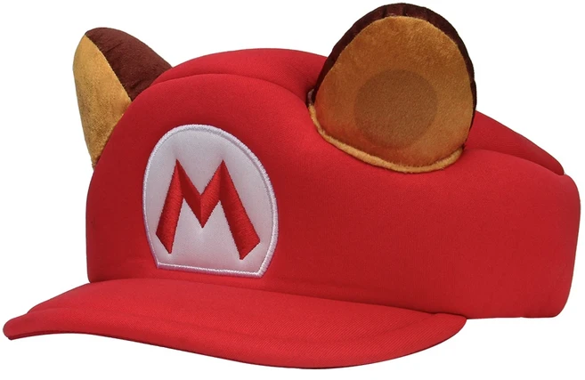마리오 브라더스 너구리 코스프레 모자 귀 슈퍼 루이지 만화 레드 캡 클래식 게임 액세서리 크리스마스