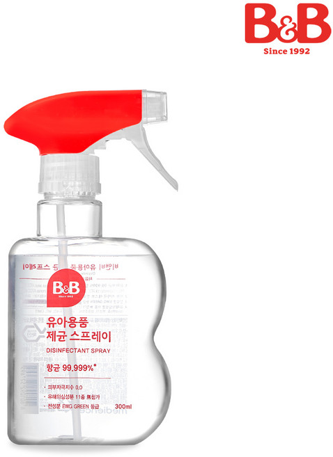비앤비 유아용품 제균 스프레이 용기형, 300ml, 1개
