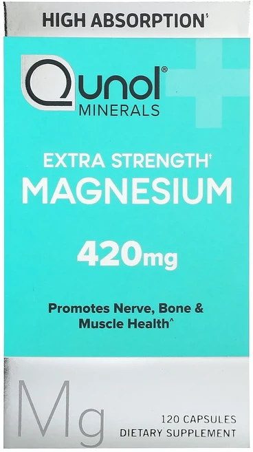 헁복하고 건강하세요 Qunol 마그네슘 캡슐 120정(캡슐 1정당 210mg) 늘 챙기셔야합니다, Qunol마그네슘캡슐120정캡슐1정당210mg, 1개 - 쿠팡
