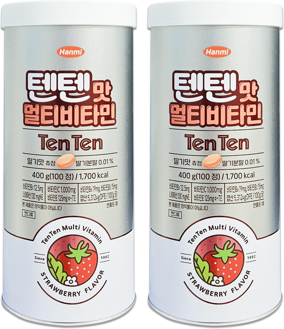 한미 텐텐맛 멀티비타민 100정, 2개
