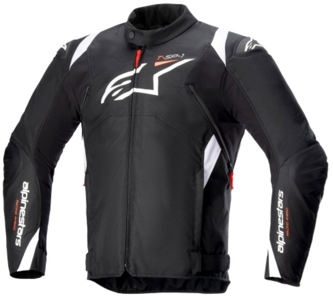 알파인스타 T-SP 1 V2 워터프루프 탈부착 자켓 블랙 화이트, S