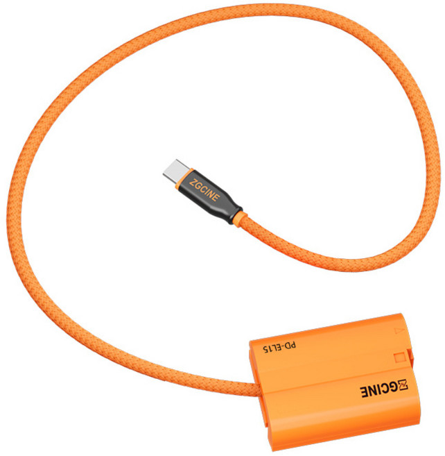 ZGCINE 適用尼康 Z8 Z6 II Z7 II Z5 D850 假電池, 1個, USBC-EL15 假電池
