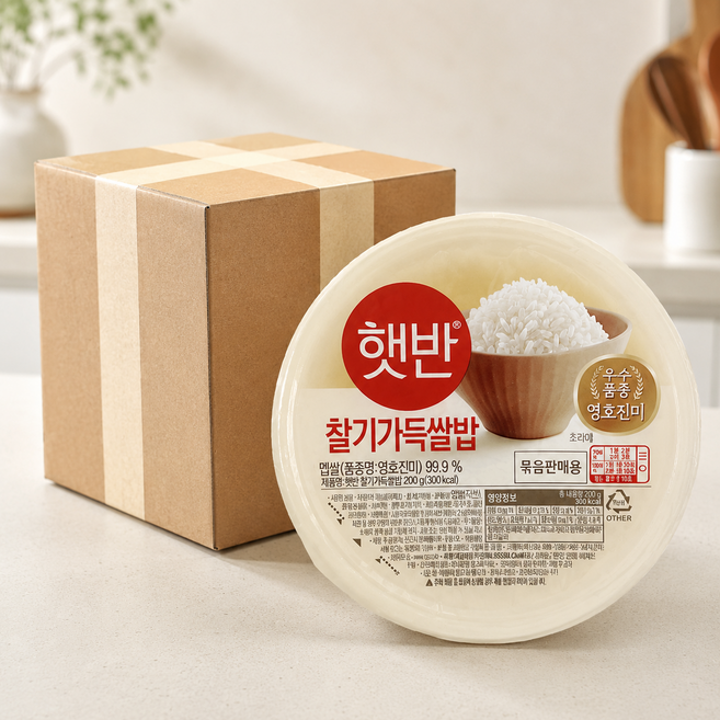 CJ 찰기가득쌀밥 200g 12개