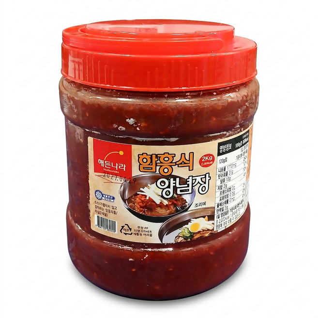 해든나라 함흥식 양념장 2kg 비빔냉면 비빔국수 비빔장 함흥냉면, 1개