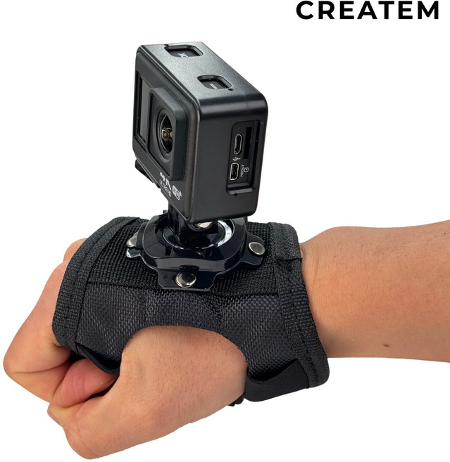 고프로 손목 핸드 스트랩 - 액션캠 손목마운트, 1개
