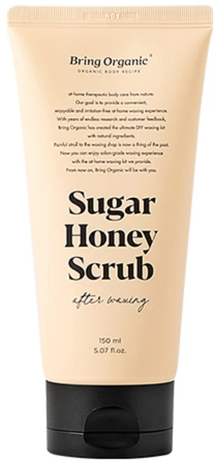 브링오가닉 슈가 허니 바디 스크럽, 150ml, 1개 - 쿠팡