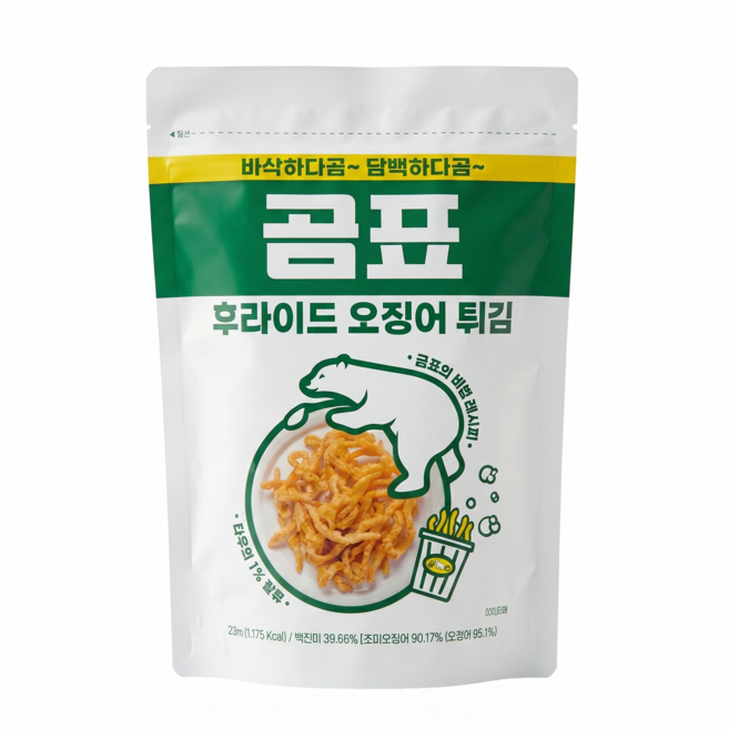 곰표 후라이드 오징어 튀김 200g, 1개, 270g