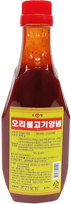 가나안식품 오리불고기 양념, 470g, 1개
