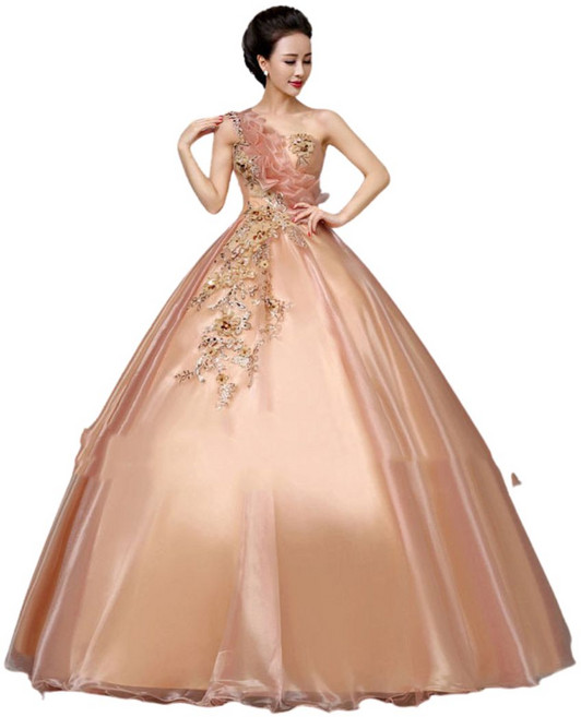 대합창 공연 벌룬 드레스 봄 무대 색사 공연 런웨이 이브닝 드레스 뉴타임즈 Q030V164