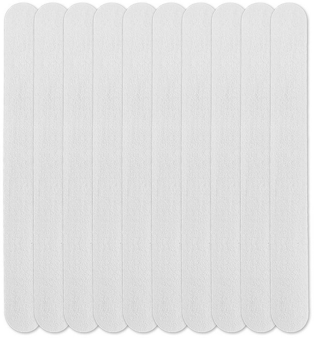 10개입 우드네일파일 손톱버퍼 손톱줄정리도구 100/100그릿, 1개, 20개 화이트우드파일 100/100