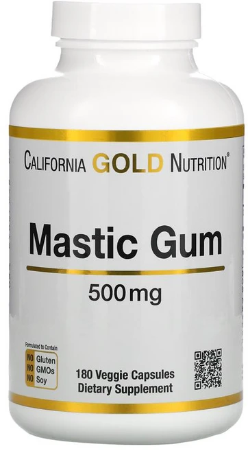 California Gold Nutrition 매스틱검 Mastic Gum 500mg 180정 캡슐, 1개 - 쿠팡