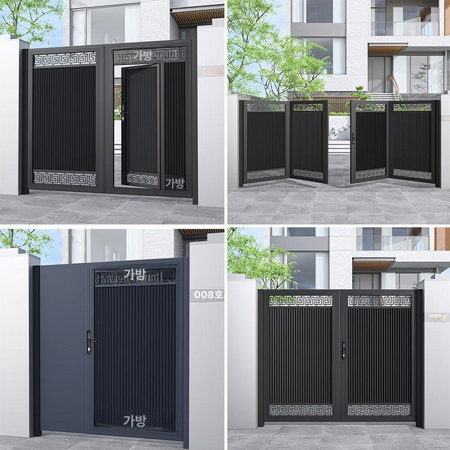 대문 제작 단독주택 종류 현관문 전원생활 목재 출입문, 스타일 7, 1개