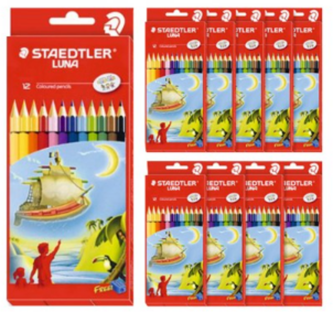 스테들러 루나 색연필, 12개, 50개