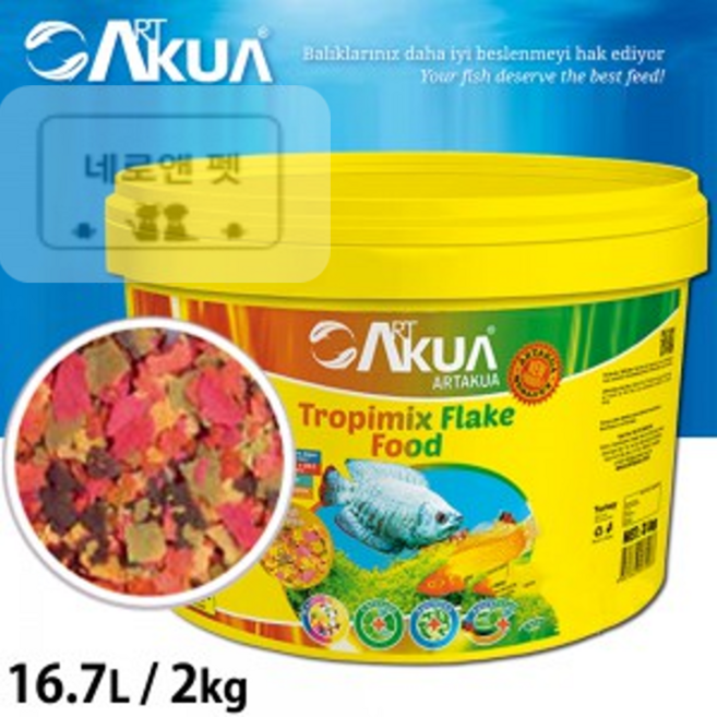 아트아쿠아 트로피믹스 플레이크 열대어사료, 16.7L, 1개