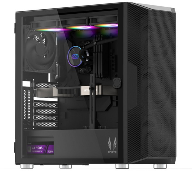 [3RSYS] L600 Quiet [미들타워] [블랙], 상세페이지 참조, 1개