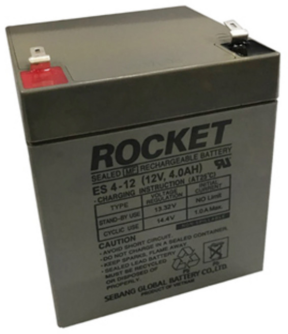 세방전지 로케트 ROCKET ES4-12 12V 4A, 1개