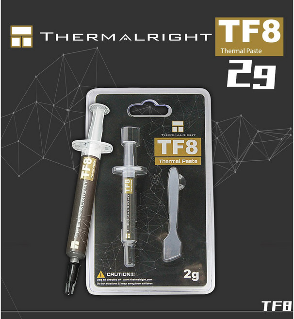 Thermalright 利民 TF8 2G 散熱膏/導熱係數高13.8w / m-k, 1個