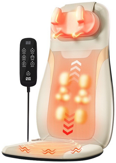 聚家 4D溫熱手感按摩椅墊, 1個