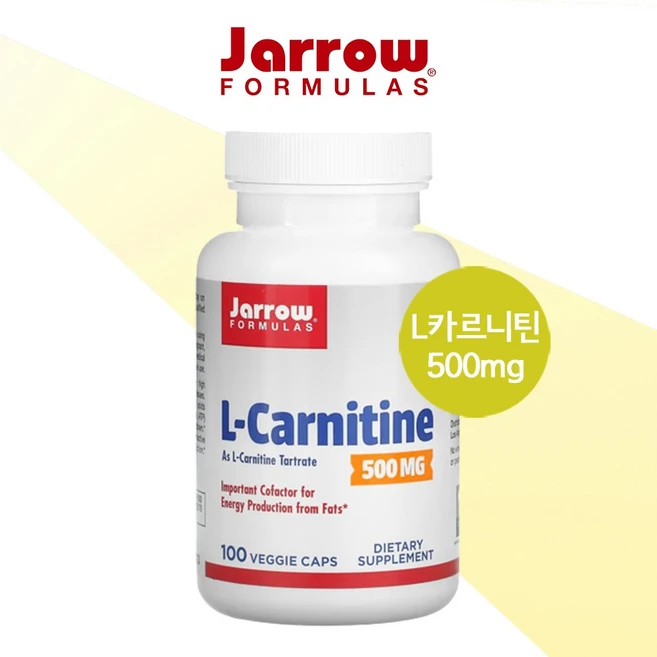 자로우 포뮬러스 엘 카르니틴 500mg 베지 캡슐 100 정, 기본, 1개 - 쿠팡