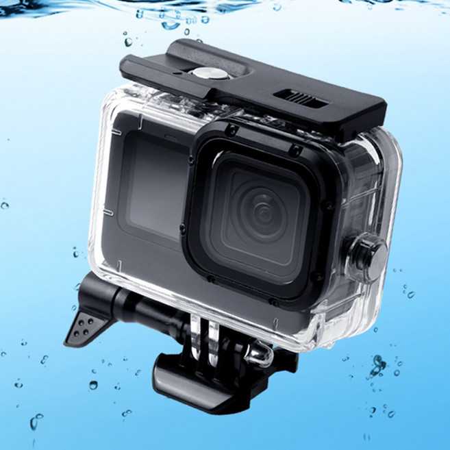 고프로 히어로 13 12 11 10 9 호환 방수 케이스 하우징 프레임 커버 수중 촬영, 1개