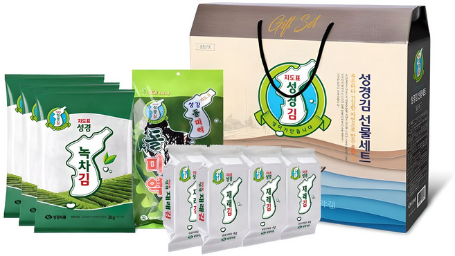 지도표성경 김 선물세트 9호, 1세트