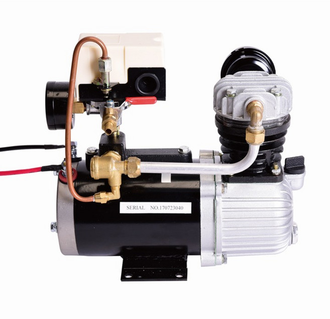 DC 콤프레샤 트럭 중장비 차량용 농기계 렉카용 에어콤프레샤 12V 24V 1마력 유디티 UDT DC01