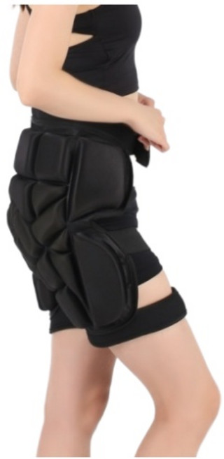 엉덩이보호대 보호패드 고관절보호대 쉬운탈부착, 1개