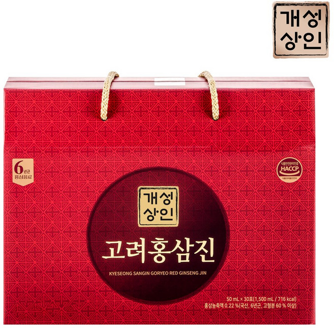 개성상인 고려홍삼진, 50ml, 180개