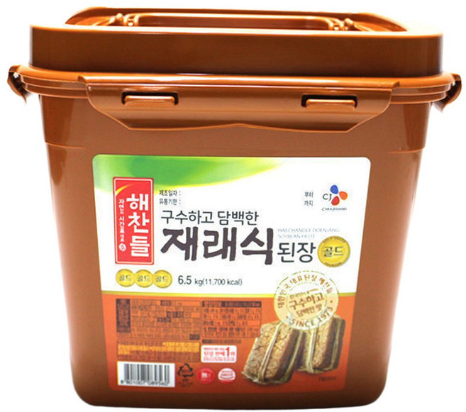 해찬들 재래식 된장 골드 6.5kg, 1개
