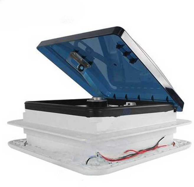 환기구 환풍기 장치 무소음 맥스팬 캠핑카 카라반 환기팬, 화이트커버/개구부크기35cm, 화이트커버/개구부크기35cm