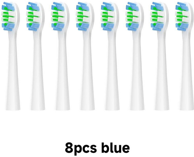 유스마일 칫솔모 스마트 전동 칫솔 교체용, 색상: 3. 8PCS, 1개