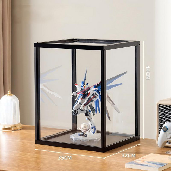 케이스 피규어 장식장 특대형 피규어 케이스 진열장 진열대 가방 보관함 아크릴 장식장 전시장 피규어 장식장, 1개