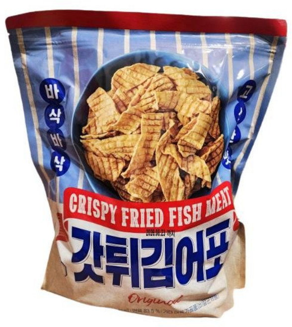 신화에프에스 갓 튀김 어포 400g, 대용량 어포 갓튀김어포 생선포 어포튀김 어포튀각, 1개