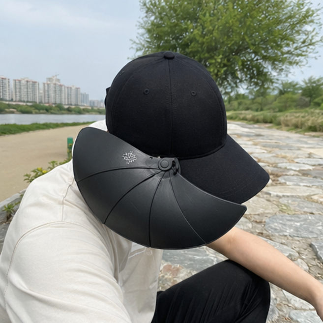 자외선차단 모자목가리개 햇빛가리개 넥커버 탈부착 등산 낚시 골프 남여공용