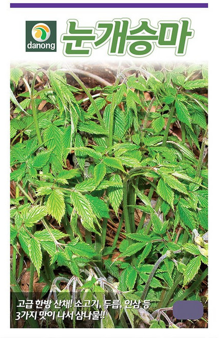 [팜앤리빙] 눈개승마 씨앗 1g 삼나물, 2개
