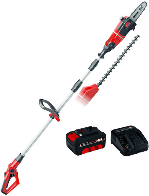 독일 아인헬 충전식 전동 고지톱 고지 전정기 무선 충전 울타리 나무 가지치기 톱 전지작업 GE HC18 (4.0Ah+배터리포함), 충전고지톱+총전기GE-HC 18Li T Solo, 1개