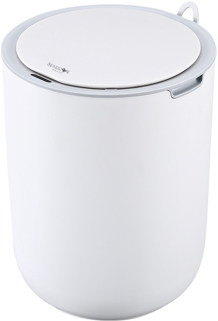 스패로우하우스 자동 센서 휴지통 8L, 화이트