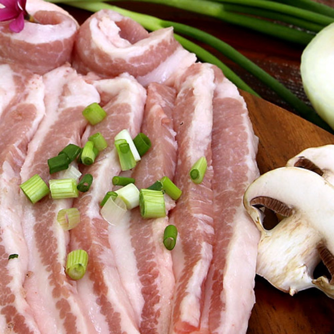 지리산바래봉흑돈 항정살, 1개, 500g