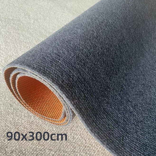 Kismetic 다용도 롤카페트 거실카펫 현관 베란다 무음 논슬립카펫 대형 롱카펫, 1개, 다크 그레이