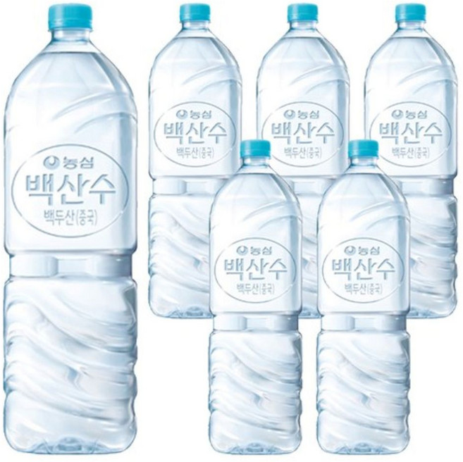 백산수 생수 무라벨, 2L, 24개