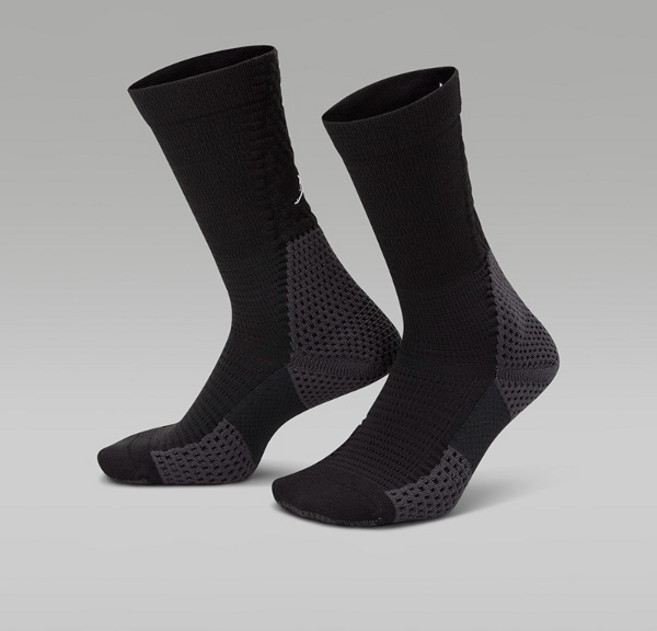 나이키 조던 유니콘 드라이 핏 ADV 쿠션 크루 삭스 농구 양말 (FZ3393-010), 24 (M 24~27cm)