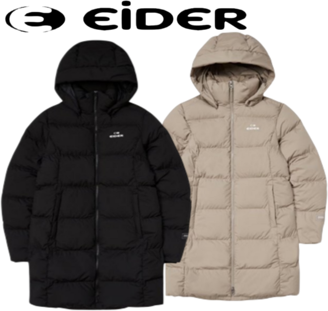 <인기모델> 아이더 여성패딩 겨울 중간기장 자켓 점퍼