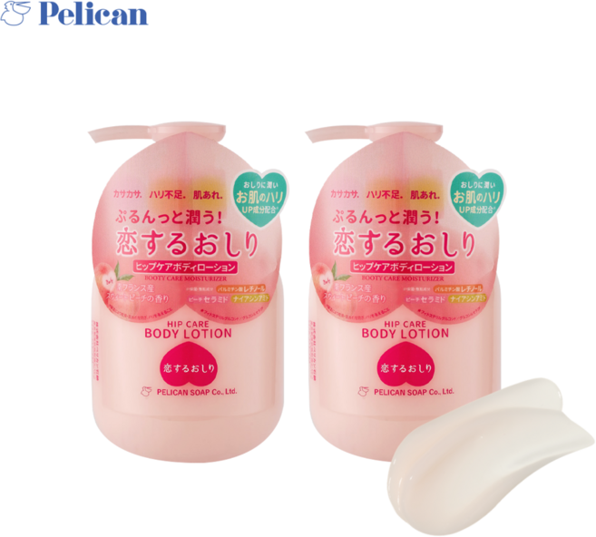 펠리칸솝 힙케어 엉덩이 바디로션 복숭아향 / 환절기 수분보습 빠른흡수, 2개, 200ml