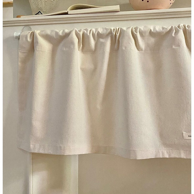 주방미니바란스 밥솥 전자렌지싱크대 수납장 가리개커튼